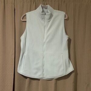 Women’s Old Navy Artic Blue (Light) Fleece Zip-Up Vest Size Large